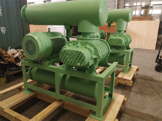 37kw 1450rpm 0.5 Bar 30m3/Min 6" 下水処理 空気冷却 根 型吹風機