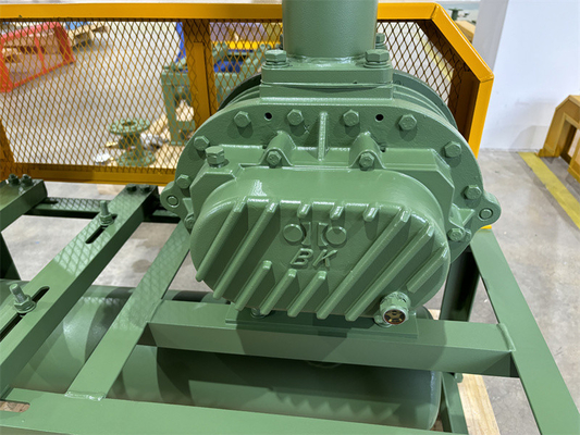 55kW鉄 BKW6005 廃水気流のための3つのローブルーツ吹風機