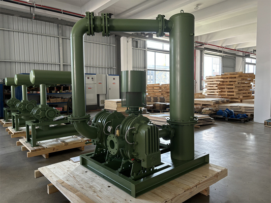 高圧ルーツローブ吹風機 100Kpa-150Kpa 2段階DN100