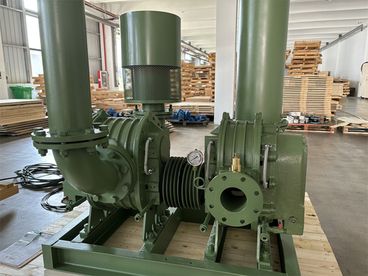 高圧ルーツローブ吹風機 100Kpa-150Kpa 2段階DN100