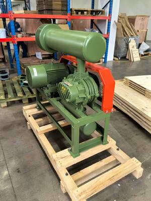 DN100 (4インチ) 負圧ルーツブロワ、水処理用回転数700～1500rpm