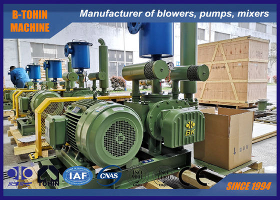 DN125 5" 12.37m3/min 22KW -65KPAのルーツ真空ポンプ