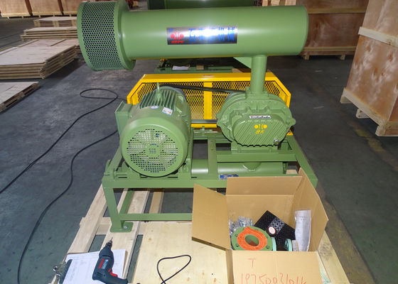 11kw 5.1m3/Min 60kpaは回転式丸い突出部の送風機1750 Rpm Dn65 3"を小さい容量定着させる