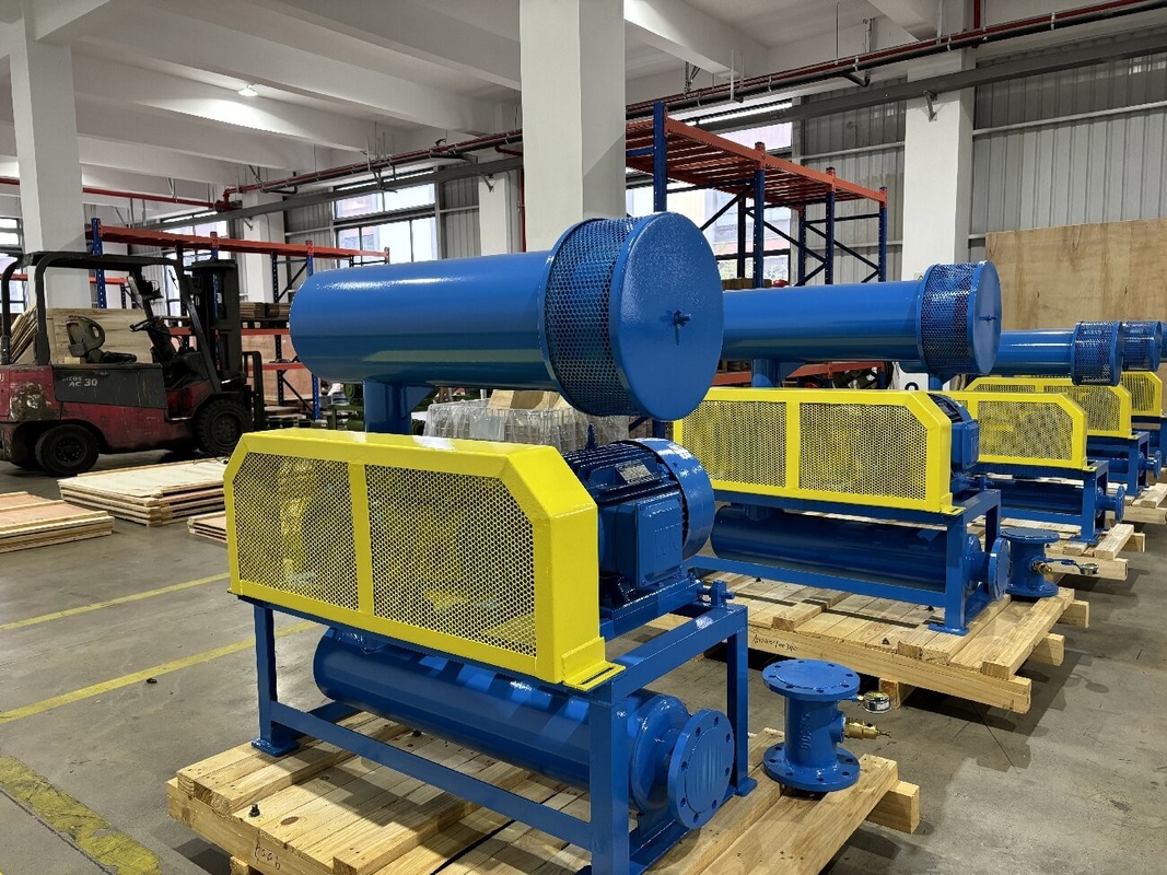 10KPA - 80KPA 水処理と気圧輸送に使用される3つのロブルーツ吹風機