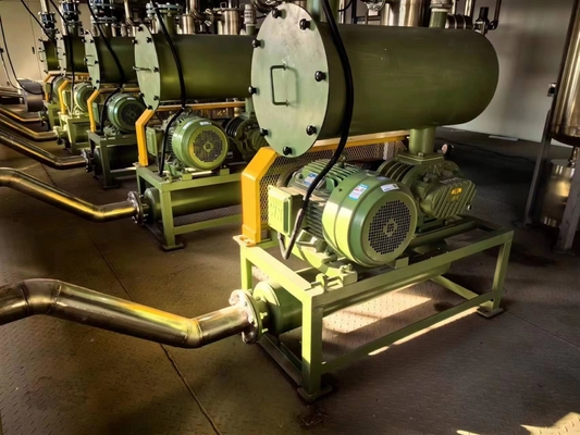 18.5KW 0.04Mpa 三葉根吹風機 粉末,穀物等を気力的に転送するためのアプリケーション