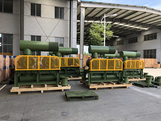圧力 10-60KPA の低雑音の空気 3 丸い突出部の根の送風機は通風器を定着させます